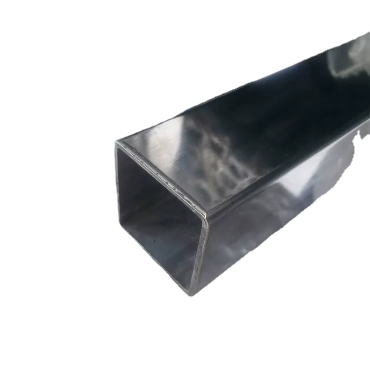 304 316 Stainless Steel Square Tube BA Surface ERW Welded Custom Sizes Supplier