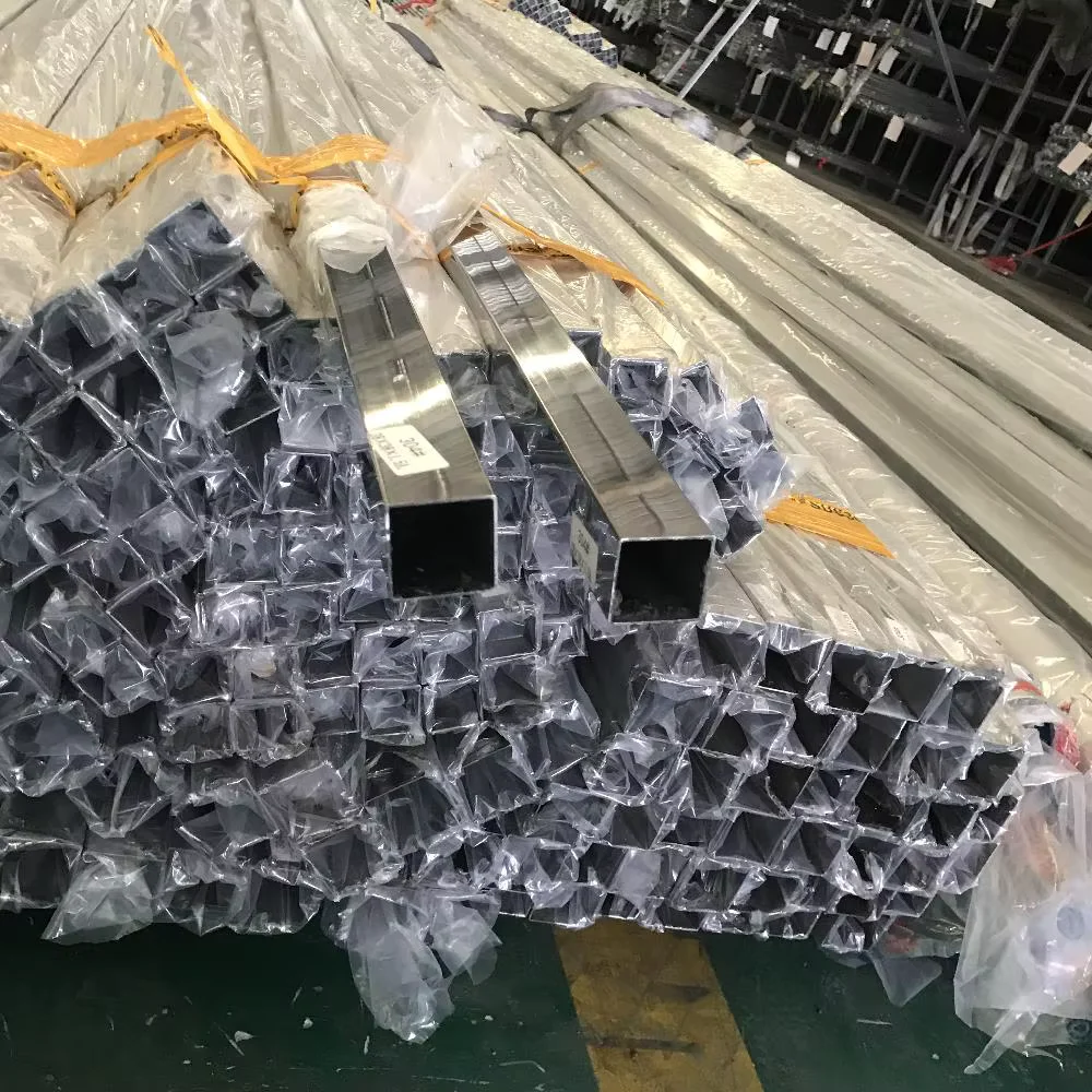 304 316 Stainless Steel Square Tube BA Surface ERW Welded Custom Sizes Supplier