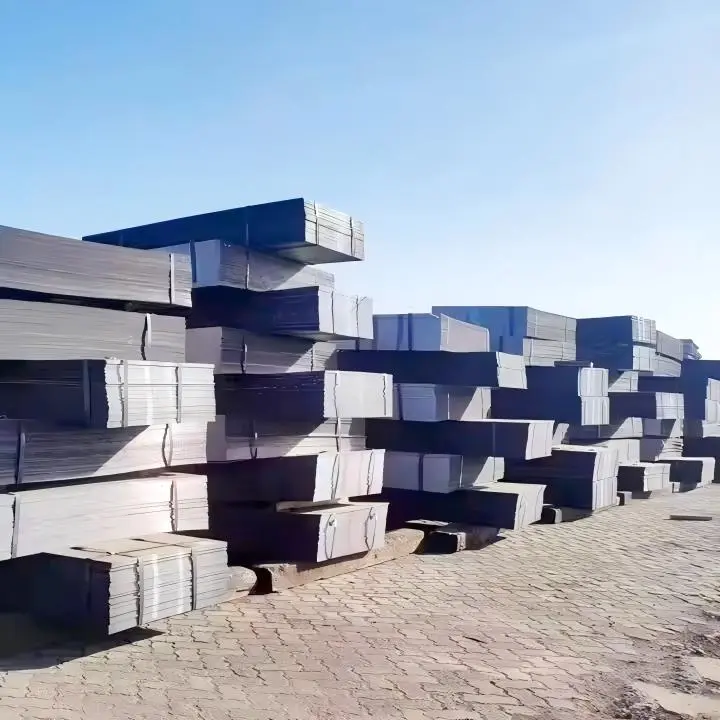 Galvanized steel coils packed and secured for container export shipment