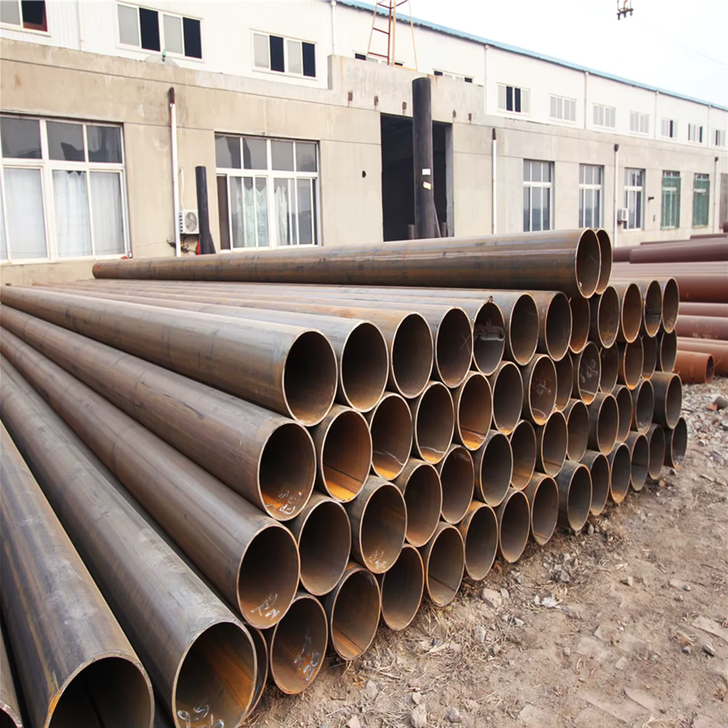 API 5L X42 X52 X60 LSAW Steel Pipe JCOE Large Diameter 3PE Coated Supplier