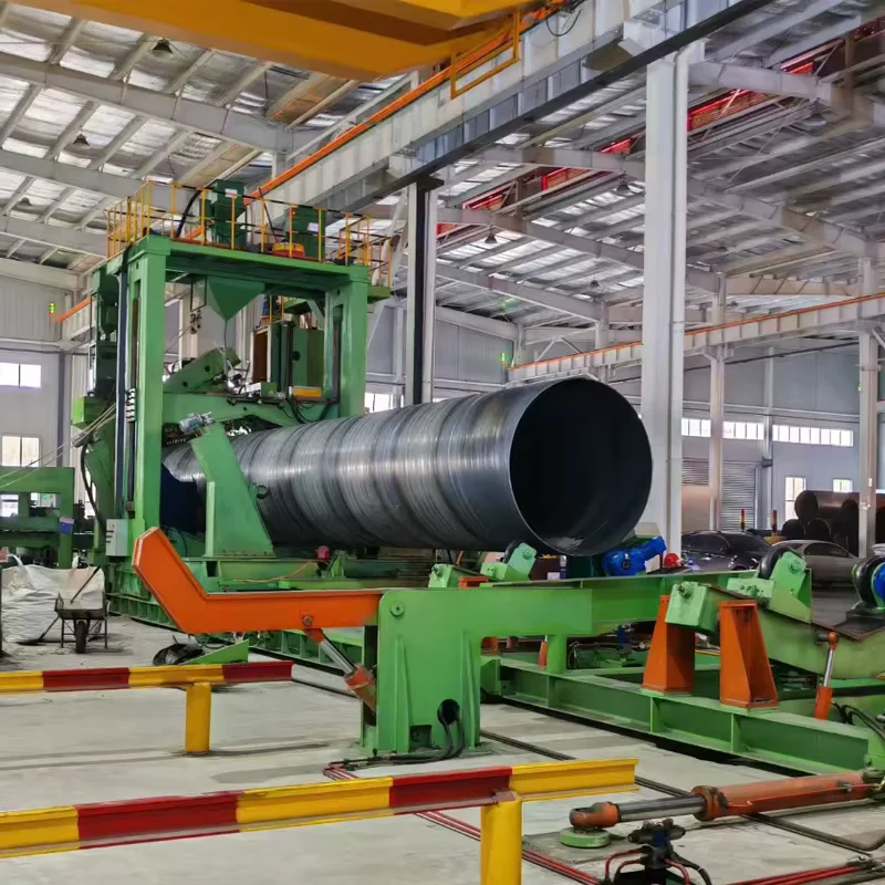API 5L X42 X60 SSAW Spiral Welded Steel Pipe 9-500mm Wall Thickness Supplier