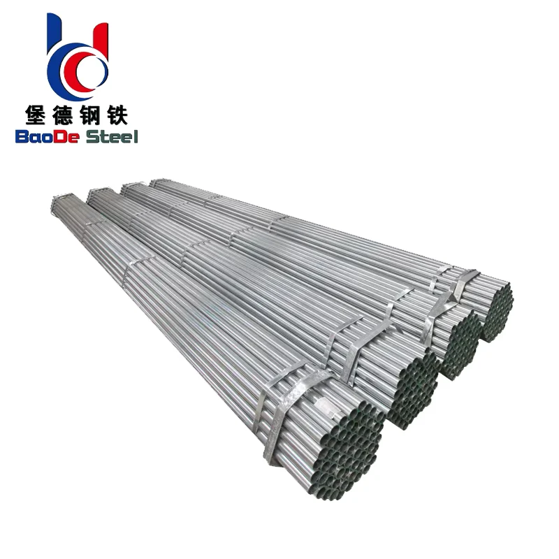 Carbon Steel Round Galvanized Pipe BS 1387 ASTM Supplier
