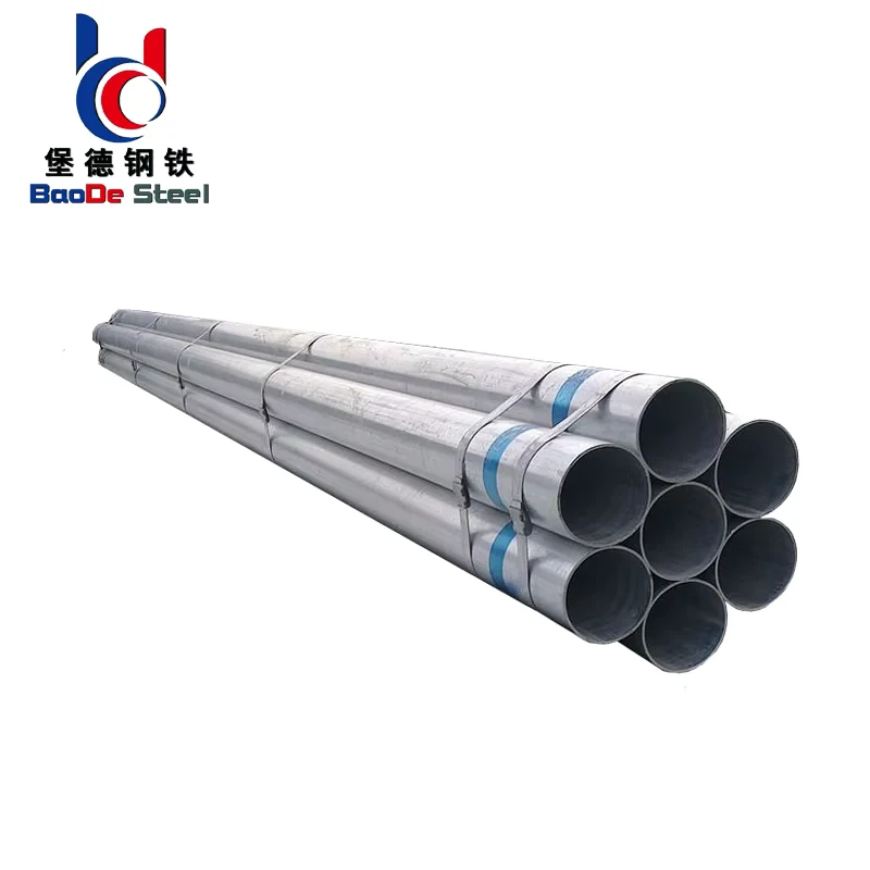 Carbon Steel Round Galvanized Pipe BS 1387 ASTM Supplier