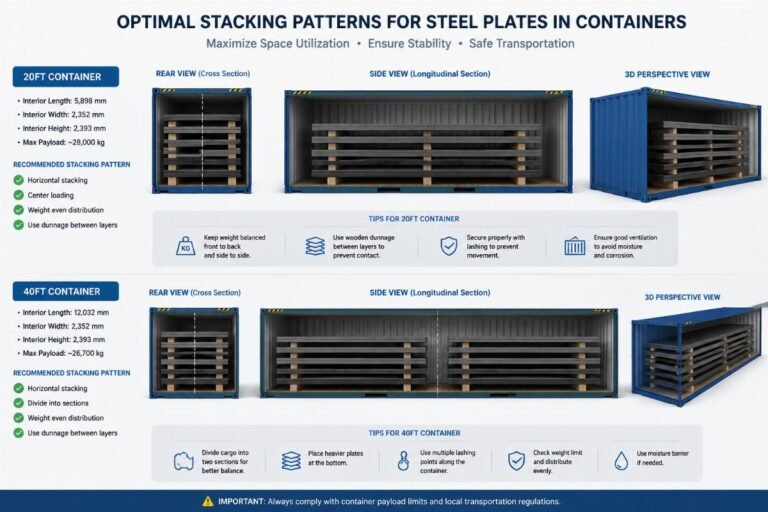 Steel Plate Container Loading & MOQ Terms for Sale