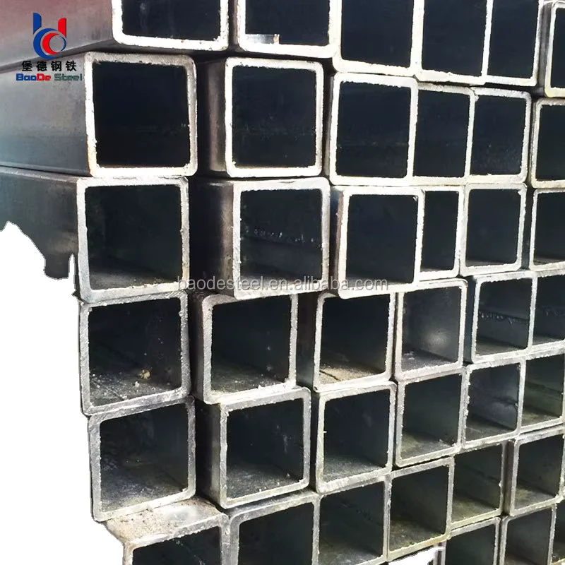 Gr.B S235 S355 Galvanized Square Rectangular Steel Tube Supplier