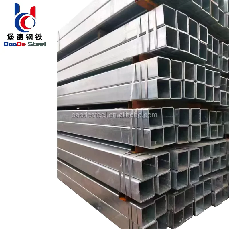 Gr.B S235 S355 Galvanized Square Rectangular Steel Tube Supplier