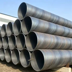 Q195 SSAW Spiral Welded Steel Pipe GB Standard Black Bare Factory Direct Supplier