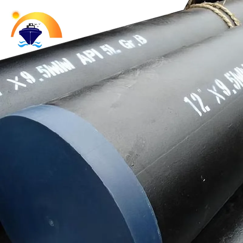 Q235 Black Carbon ERW Weld Steel Pipe BS Standard Custom Length Supplier