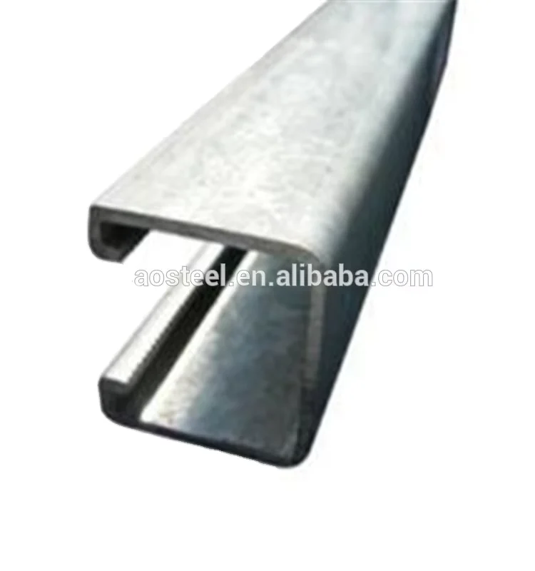 Q235 Q345 Galvanized C U Z Steel Channel Supplier