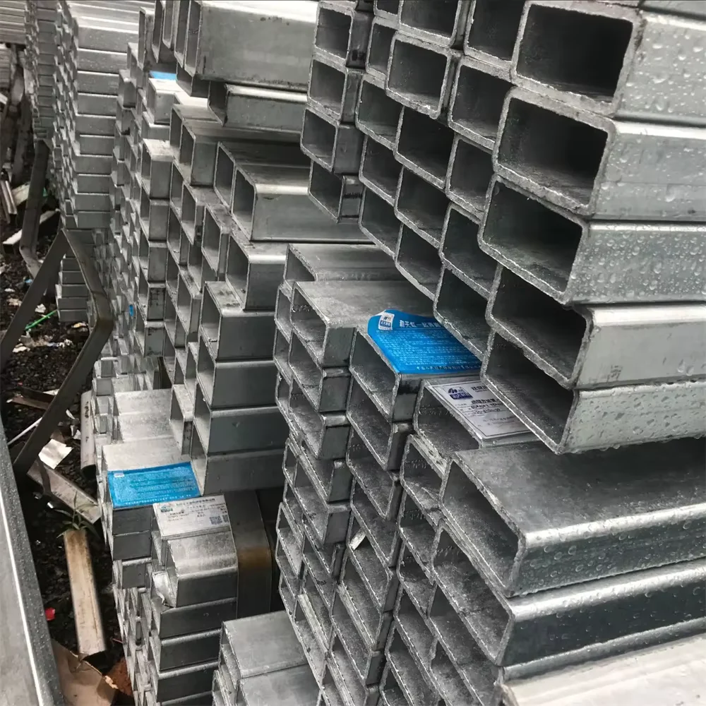 Q235 Q345 Galvanized Square Rectangular Steel Tube 1-30mm ERW Supplier