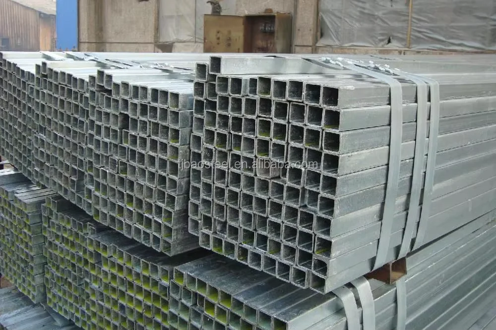 Q235 Q345 SS400 Galvanized Square Rectangular Steel Tube Supplier