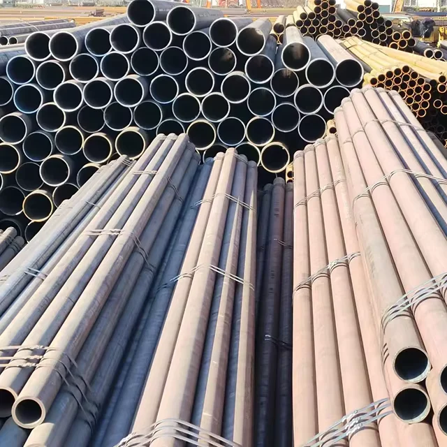 Q235 Q355 S355JH ERW Welded Steel Pipe OD 10-700mm Manufacturer