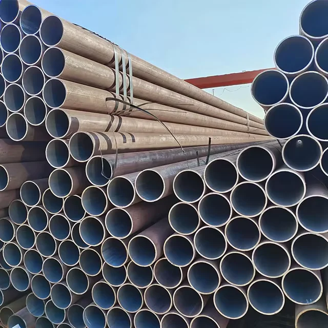 Q235 Q355 S355JH ERW Welded Steel Pipe OD 10-700mm Manufacturer