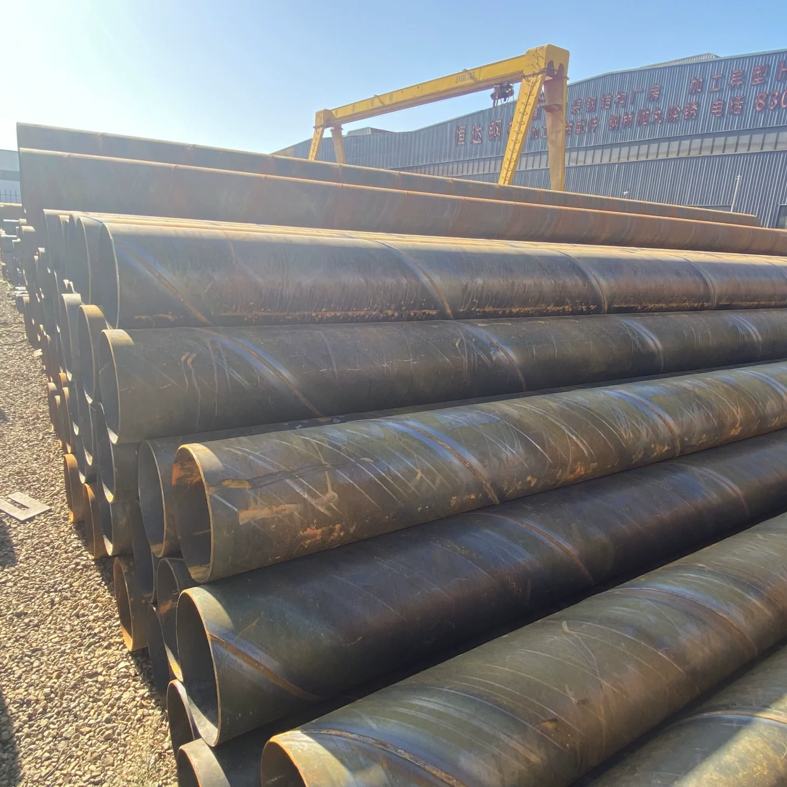 Q235 S275 A53 SSAW Steel Pipe API 5L OD 10-2500mm Supplier