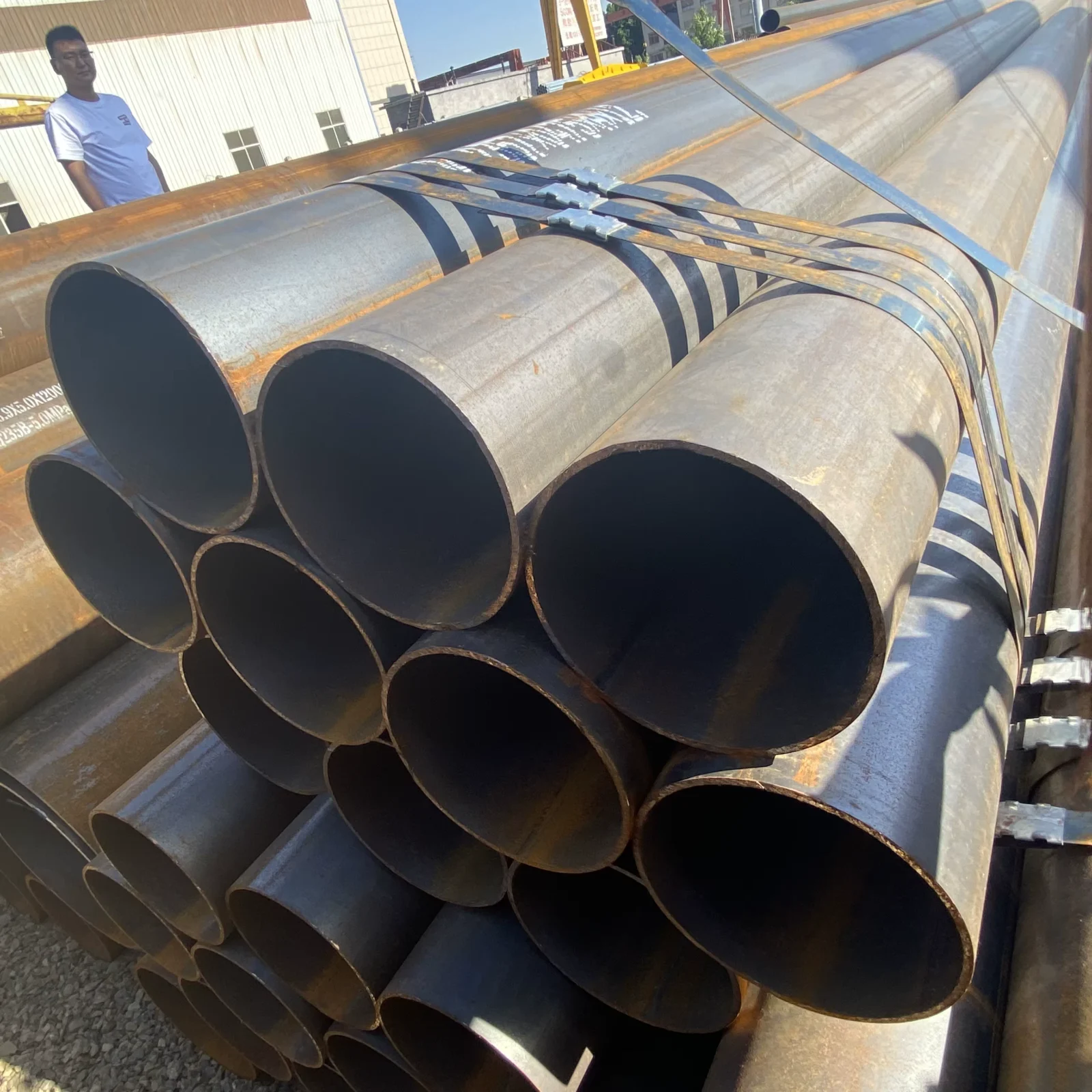 Q235 S275 A53 SSAW Steel Pipe API 5L OD 10-2500mm Supplier