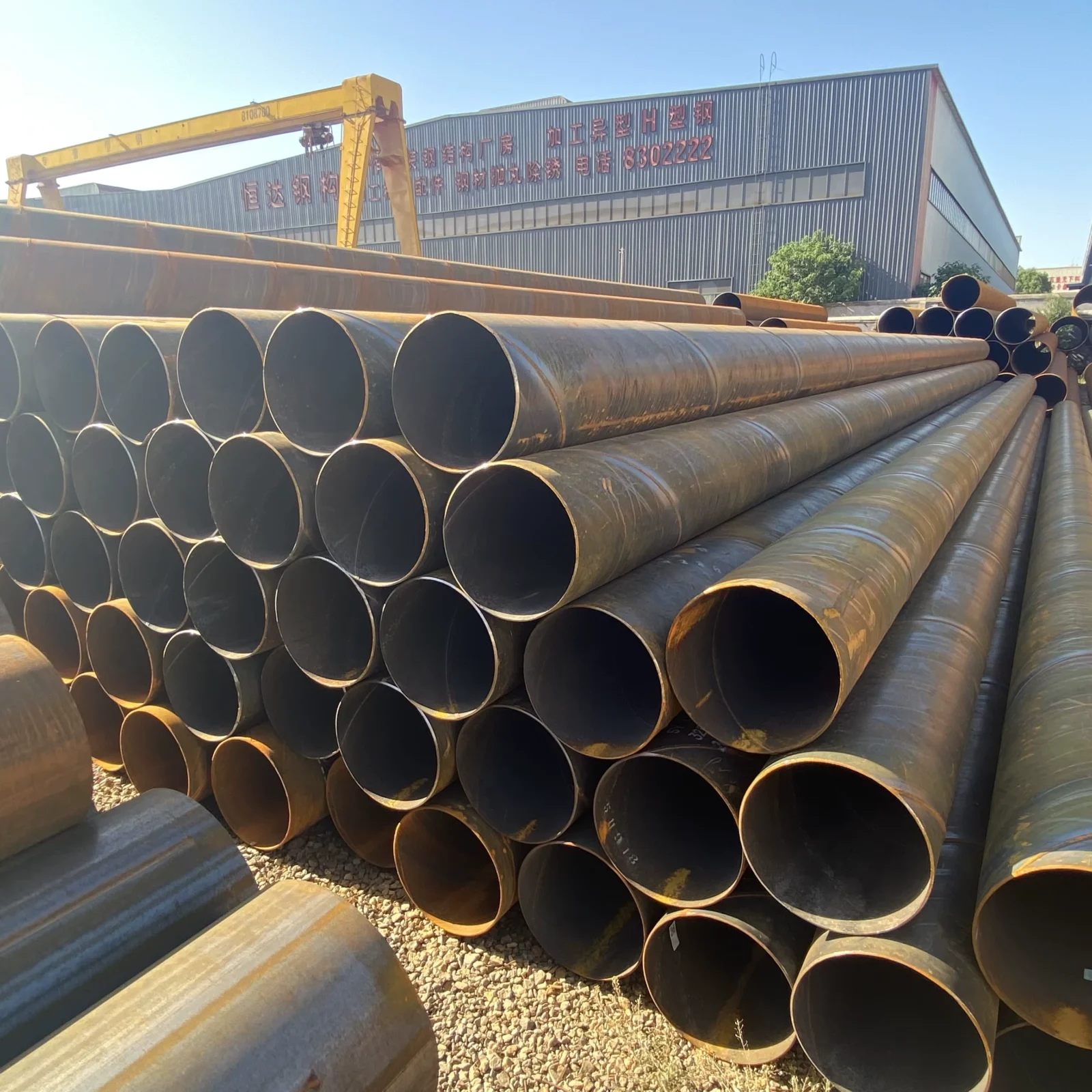 Q235 S275 A53 SSAW Steel Pipe API 5L OD 10-2500mm Supplier