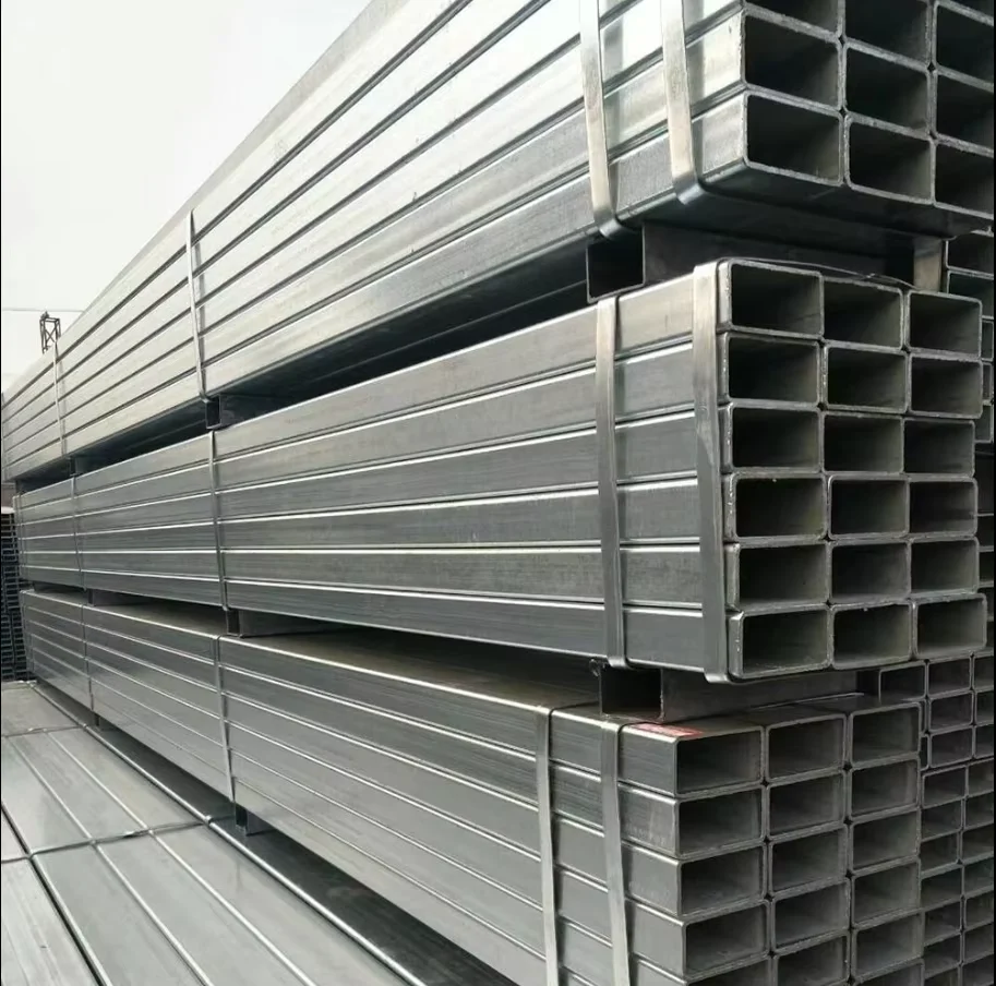 Q235B Galvanized Square Rectangular Steel Tube ASTM Custom Cutting Supplier