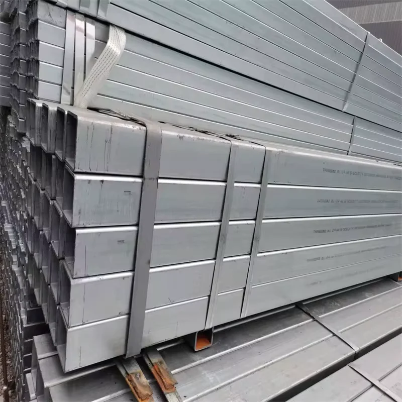 Q235B Hot Dip Galvanized Square Rectangular Steel Tube 2-50mm Wall Thickness Supplier