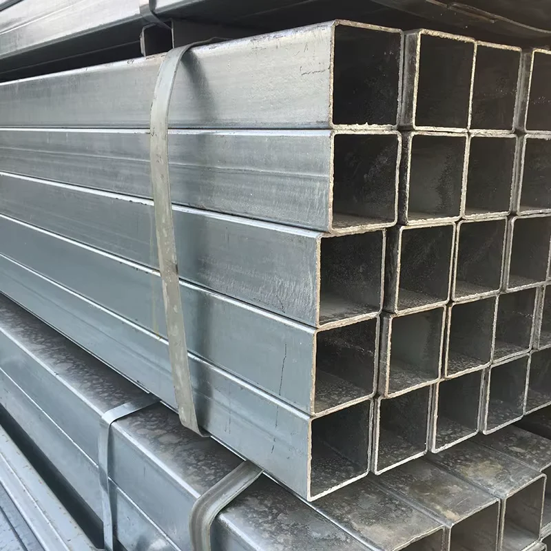 Q235B Hot Dip Galvanized Square Rectangular Steel Tube 2-50mm Wall Thickness Supplier