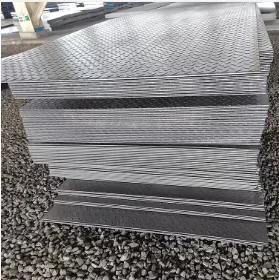 Q235B Hot Rolled Checkered Steel Plate 1-100mm Diamond Lentil Pattern Supplier