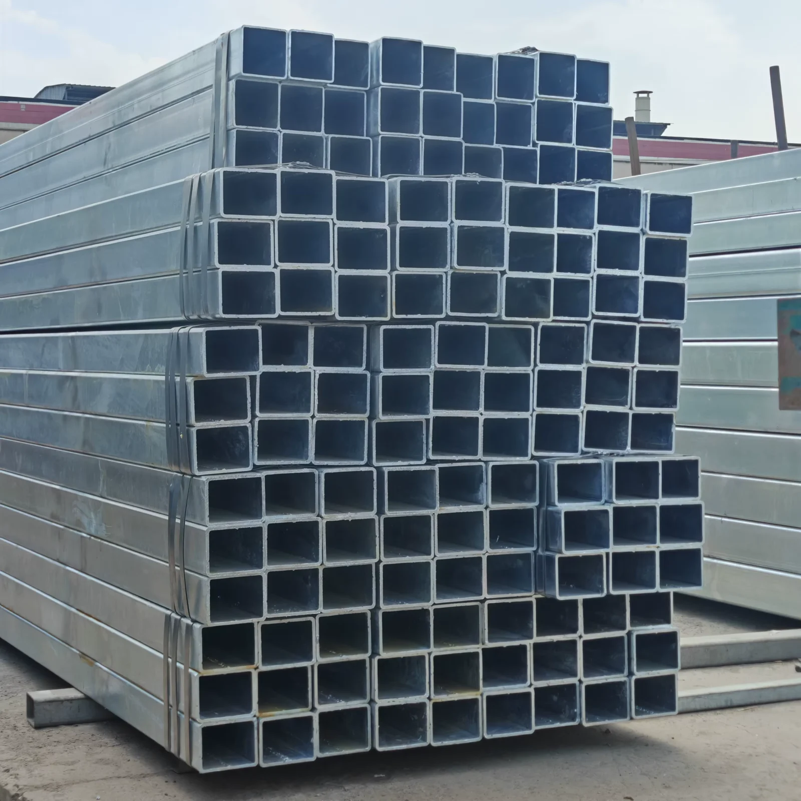 Q235B Pre-Galvanized Square Rectangular Welded Steel Tube Supplier