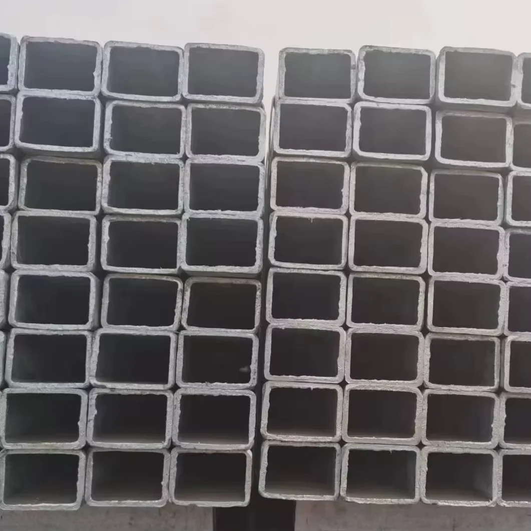 Q235B Q345B Galvanized Square Rectangular Steel Tube ASTM Custom Cutting Supplier