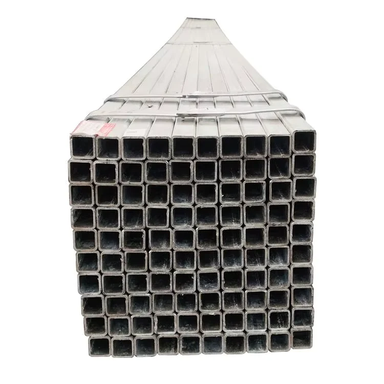SPCC DC01 Hot Dip Galvanized Square Rectangular Steel Tube 20-200mm Supplier