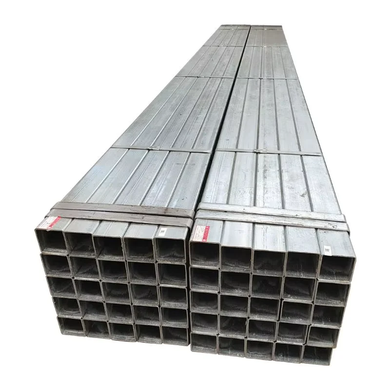 SPCC DC01 Hot Dip Galvanized Square Rectangular Steel Tube 20-200mm Supplier