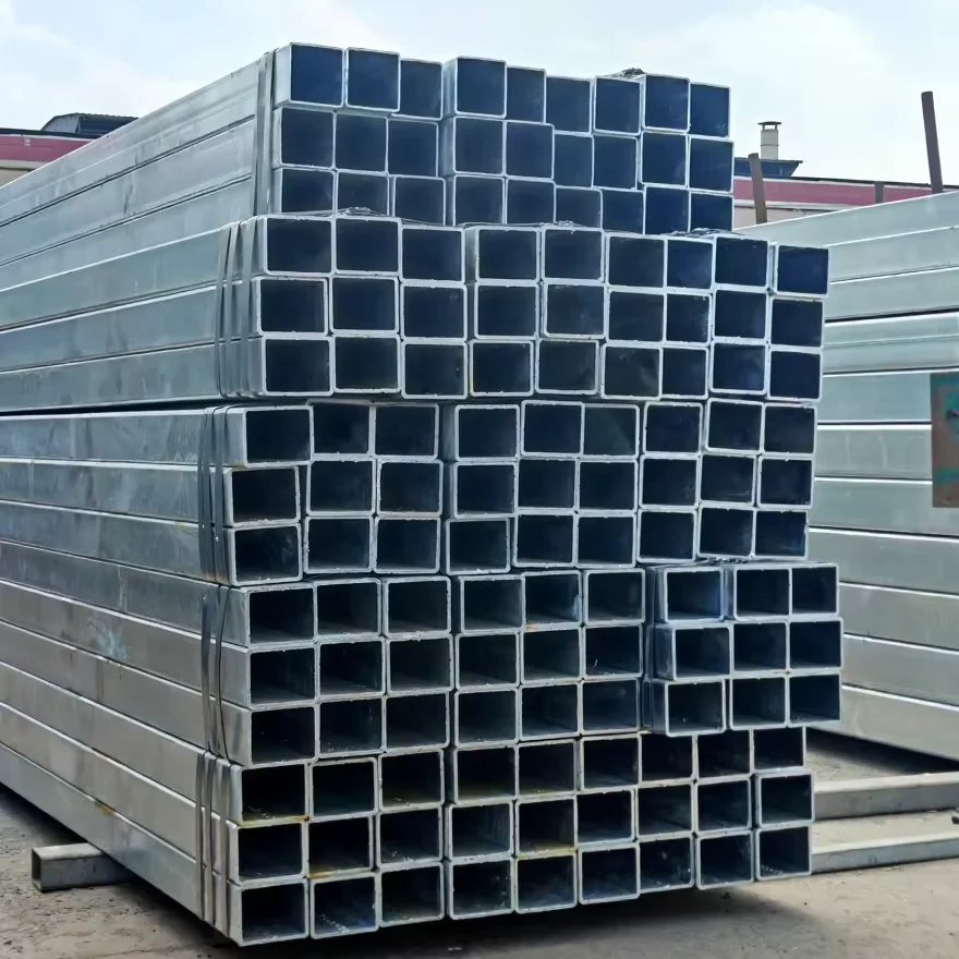 SPCC DC01 Hot Dip Galvanized Square Rectangular Steel Tube 20-200mm Supplier